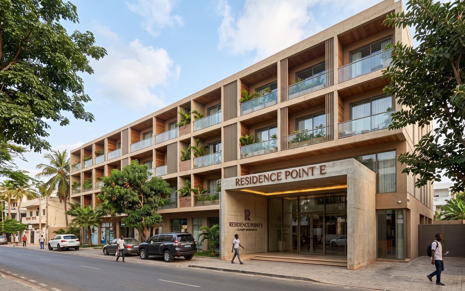 Résidence contemporaine réalisée à Dakar